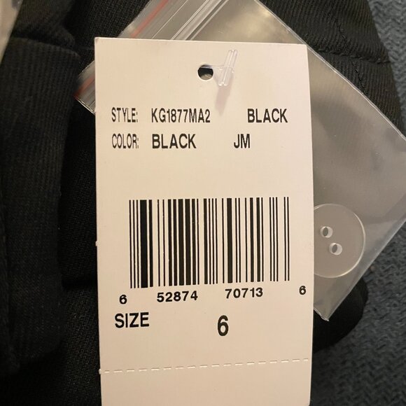 Kut from the Kloth Meg High Rise Ponte Wide Leg, DOORBUSTER Size 66 / Black - Picture 4 of 4